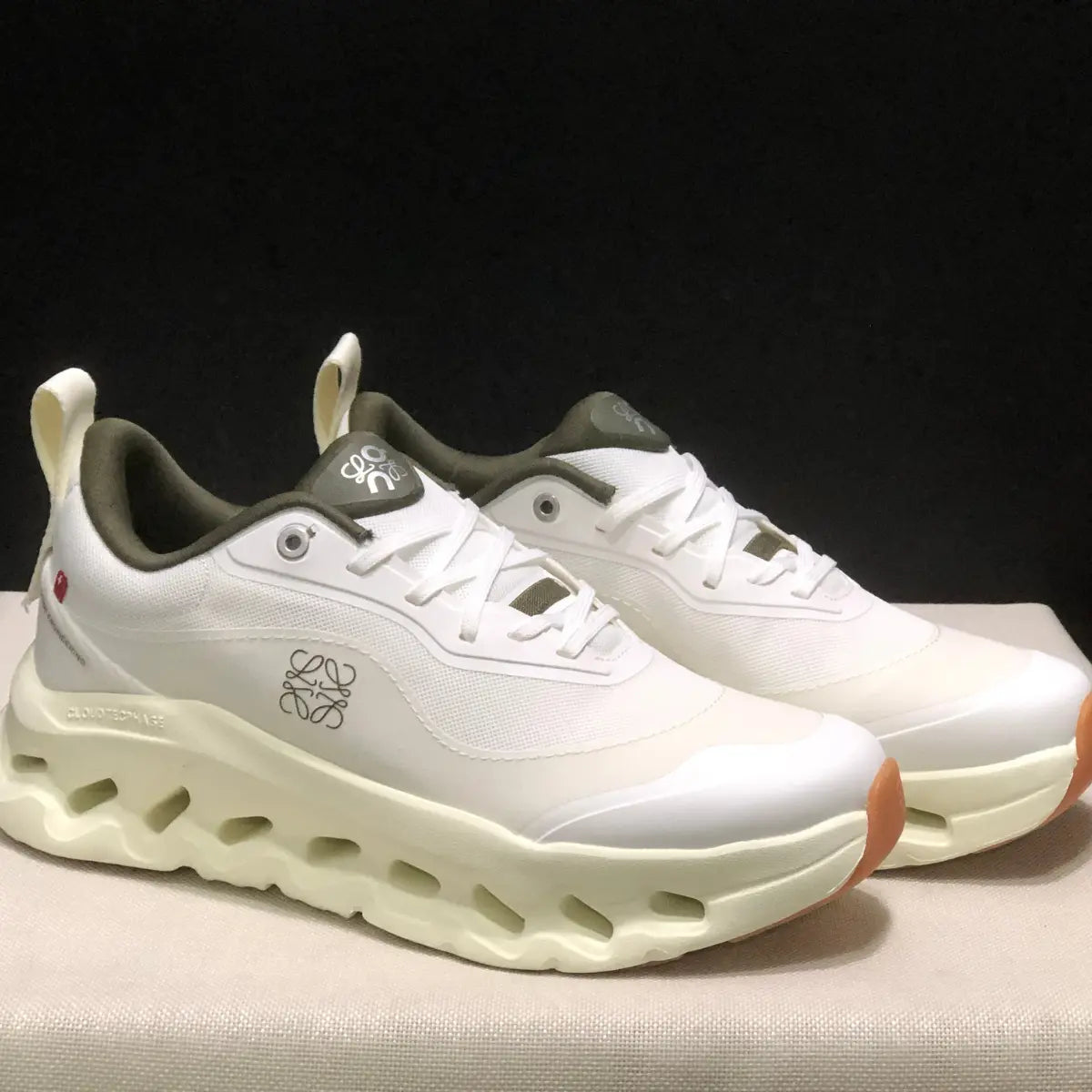 On Cloud × Loewe — Cloudtilt White Kaki Ma boutique